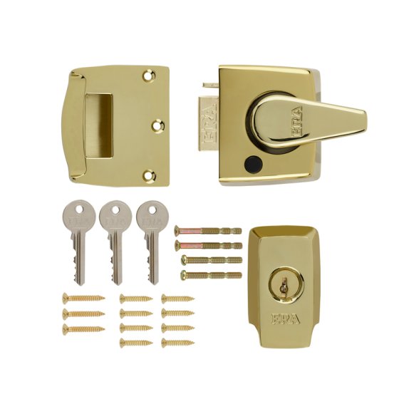 ERA 1530-31 BRASS 40MM BRITISH STANDARD KEYLESS EGRESS NIGHTLATCH