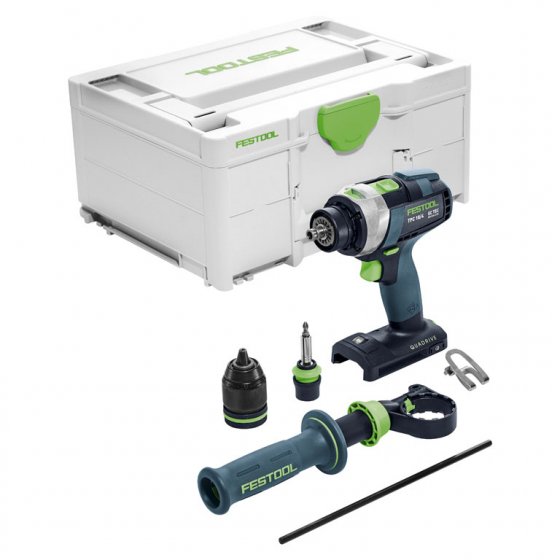 FESTOOL 577224 CORDLESS PERCUSSION DRILL QUADRIVE TPC 18/4 I-BASIC