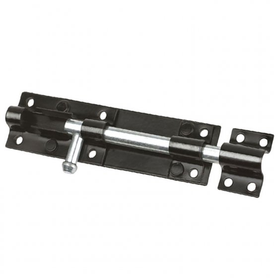 923A BLACK ENCLOSED TOWER BOLT 100MM (4") 