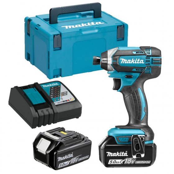 MAKITA DTD152RTJ 18V LI-ION LXT IMPACT DRIVER WITH 2X5.0AH BATTERIES AND CHARGER KIT