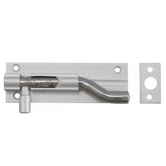 ALUMINIUM 102MM / 4" NECKED BARREL BOLT
