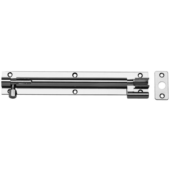 CHROME PLATED 152MM / 6" NECKED BARREL BOLT