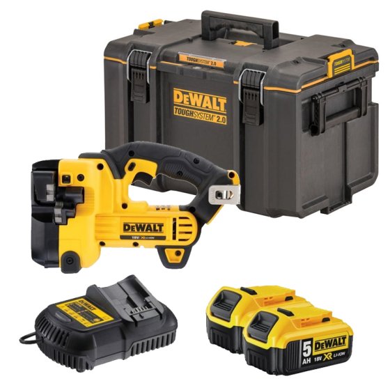 DEWALT DCS350P2 18V THREADED ROD / STUD CUTTER WITH 2 X 5.0AH LI-ION BATTERIES