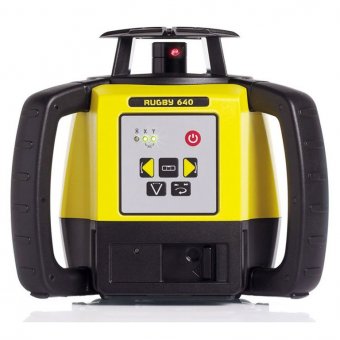 LEICA RUGBY 640 SITE LASER KIT WITH RODEYE 160 DETECTOR 