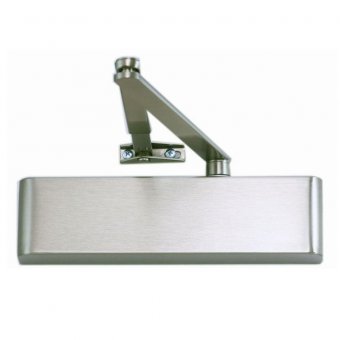 BOSS ARCHITECTURAL SLIMLINE DOOR CLOSER TS5.225 SIZE 2-5 SILVER FINISH COVER & ARM
