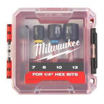 MILWAUKEE SHOCKWAVE� NUT DRIVER GEN II SET 4PCE