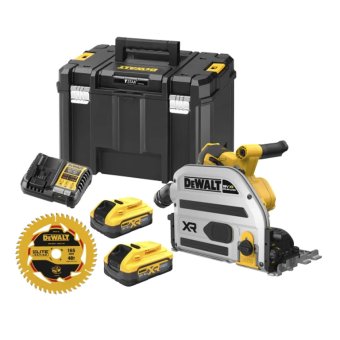 Dewalt DCS525H2T 18v Cordless Plunge Saw - 2 x 5.0Ah POWERSTACK™ Li-ion