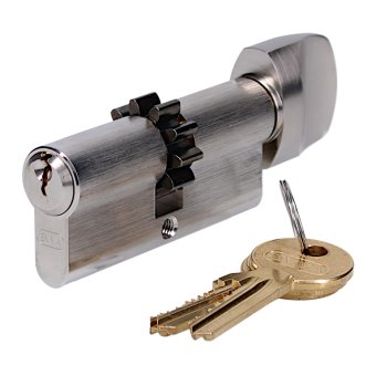 EVVA 62MM NP 10 TOOTH COG CYLINDER KEY & TURN