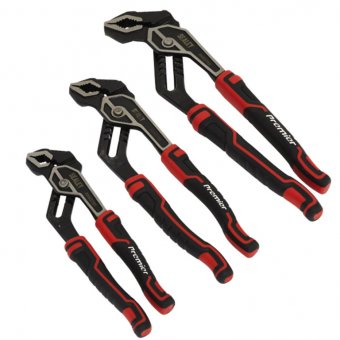 SEALEY AK8379 WATER PUMP PLIERS SET 3 PIECE (200, 250 & 300MM) 