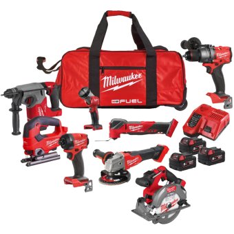 milwaukee M18 FUEL POWER PACK GEN3 8 piece 18V kit  