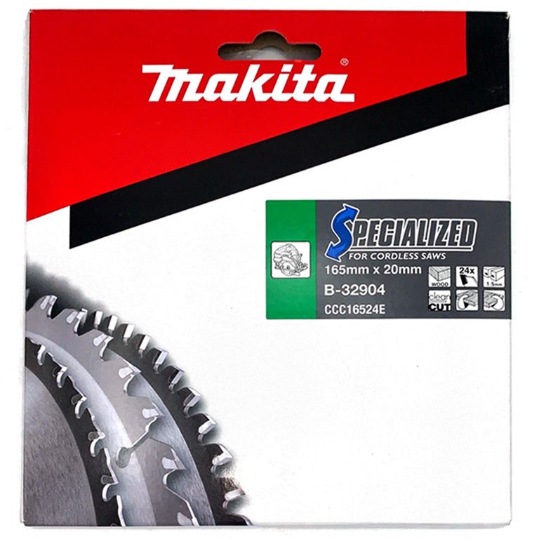 Y4REK 165mm Wood Cutting Blade 24T For Makita BSS610 BSS550 5604R BSS611Z Saws