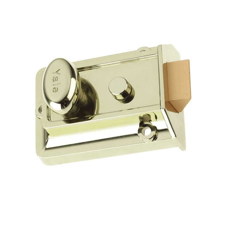 Yale 89 Double Locking Nightlatch Backset 60mm Brass case Brass cylinder | | Same Day Despatch